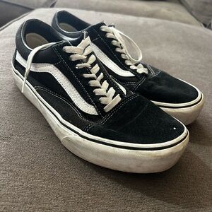 Vans Black and White Sneakers